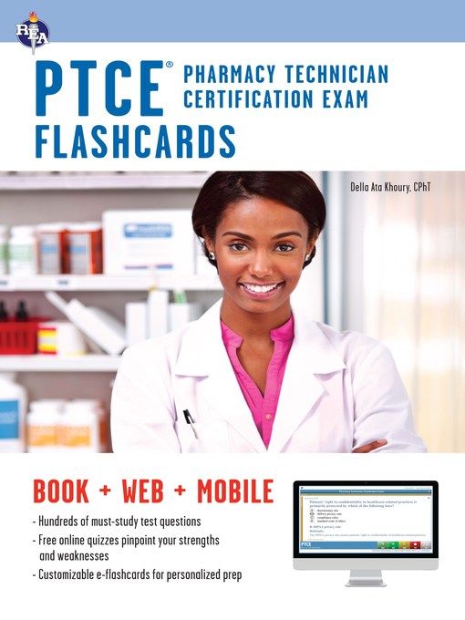 Title details for PTCE - Pharmacy Technician Certification Exam Flashcard Book by Della Ata Khoury - Available